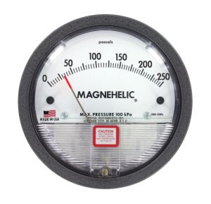 2000-250PA Dwyer Differential pressure gauge, range 0-250 Pa, minor divisions 5.0.