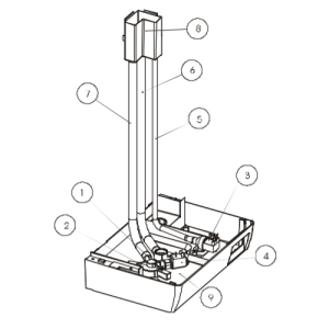 UEKT00000S Internal hose kit 1 to 8 kg/h - Carel