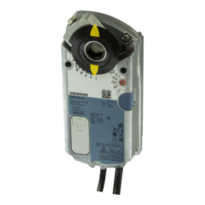 GEB142.1E - Siemens rotary damper actuator AC/DC 24V, 3-position, 20 N/m with feedback potentiometer, 150s.
