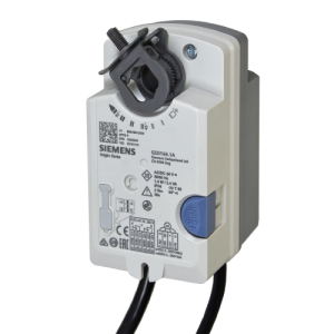 GSD141.1A - Siemens rotary damper actuator, AC 24/DC 24V, 2/3-position, 2 N/m, 30s opening.