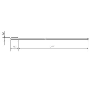 NTC050HP0R - Carel passive temperature probes Sensor NTC HP 500CM+CONN.JST White Pck.50 Pcs.