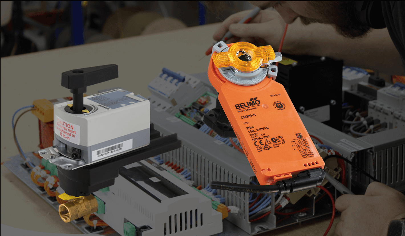 Actuator types in Air Handling Unit, AHU and HVAC systems,